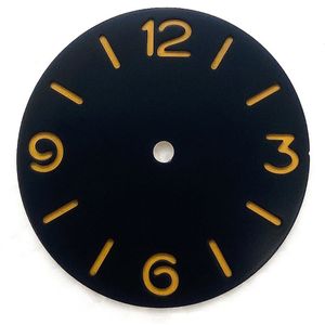 Horloge Accessoires 38.9 Mm Parnis Heren Mechanische Horloge Sandwich Blauw/Orange/Zwart Steriele Wijzerplaat Voor Eta 6497 6498 ST3600 Beweging