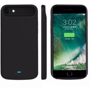 Vloeibare siliconen Backup Battery Case Voor iPhone 6 6 S 7 8 Plus Power Bank Opladen Case Voor iPhone X batterij Oplader Back Cover