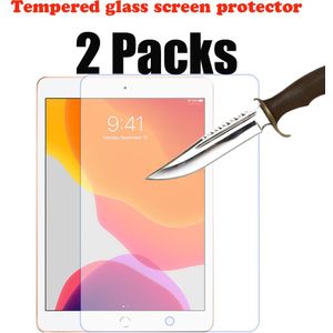 2 Packs gehard glas screen protector voor ipad 10.2 7th generatie apple ipad beschermende screen film A2200 A2198 A2232