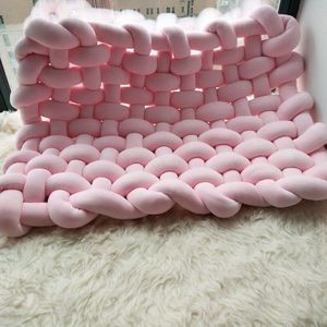 Baby Speelkleed Braid Strip Weven Geknoopt Kids Rug 50*50 Cm Peuter Kruipen Gym Pad Kinderen Tapijt room Decor Foto Props