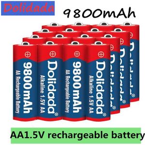 1 ~ 20 Stks/partij Aa Oplaadbare Batterij 9800Mah 1.5V Alkaline Oplaadbare Batery Voor Led Licht Speelgoed mp3