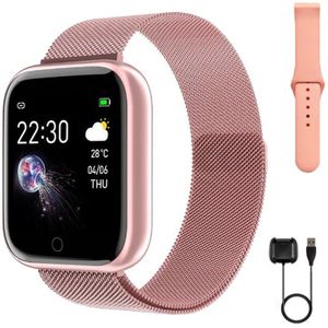 I5 Smart Horloge Waterdicht Hartslagmeter Fitness Tracker Bloeddruk Mannen Vrouwen Sport Smartwatch Voor Android Ios Pk Iwo
