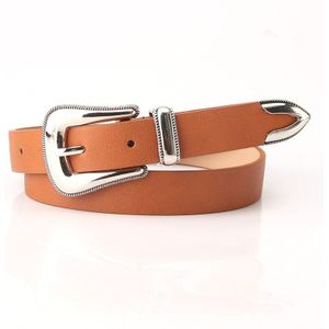 Retro Pu Pin Puckle Riem Vrouwen Mode Legering Dunne Zilveren Riemen Vrouwelijke Jurk Jeans Tailleband Brand 2022