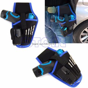 Draagbare Draadloze Boor Houder Holst Tool Pouch Voor 12 V Boor Taille Tool Bag