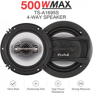 1 Paar 6 Inch 500W 4 Manier Auto Coaxiale Hifi Luidsprekers Auto Muziek Stereo Volledige Bereik Frequentie Luidspreker Non-Destructieve Installatie