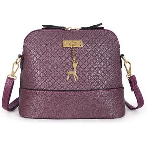 Vrouwen Messenger Bags Mini Pu Lederen Tas Met Herten Speelgoed Shell Vorm Zak Vrouwen Schoudertassen Dames Rits handtas