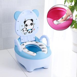 Baby Pot Kids Cartoon Panda Wc Trainer Kinderen Training Potje Wc-bril Draagbare Reizen Urinoir Comfortabele Rugleuning Potten