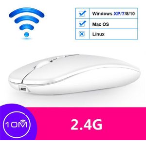 Draadloze Muis Bluetooth Oplaadbare Muis Draadloze Computer Stille Muis Ergonomisch Mini Muis Usb Optische Muizen Voor Laptop Pc