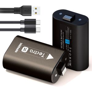 2Pcs 1400Mah Lithium Ion Batterijen Voor Xbox One, Xbox One S, Xbox One X, xbox Een Elite Draadloze Controller Gamepads