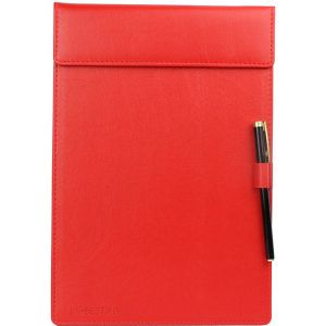 A4 A5 A6 Blokkenhouder w/Pen Houder PU Lederen Magnetische Bestand Papier Profiel Clip Board Schrijven Tablet Pad Mat (zwart bruin rood)