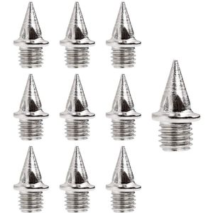10 Pcs Shoes Spikes Stainless Steel Shoes Pins Outdoor Sport Track Spikes Replacement Running Spikes Cross Country Events