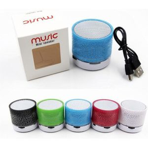 Draadloze Mini Led Bluetooth Speakers Muziek Audio Tf Usb Stereo Subwoofer Met Mic