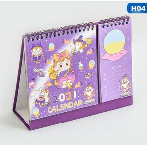 Cartoon Sakura Maiden Memo Kalender Ins Stijl Kersenbloesem Bureau Kalenders Dagelijkse Schema Planner .07.12
