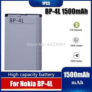 1Pc 1500Mah BP-4L BP4L Bp 4L Li-Ion Lithium Oplaadbare Telefoon Batterij Voor Nokia E61i E63 E90 N810 E72 e52 E71 6650F
