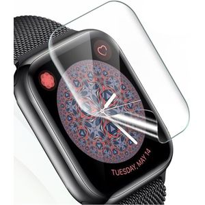 Screen Protector Voor Apple Horloge 44 Mm 40 Mm Serie 5 4 3 Max Dekking Anti-Kras Flexibele Tpu clear Film Voor Iwatch Beschermende