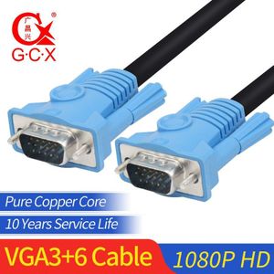 GCX Kabel VGA naar VGA Cord Full HD 1920*1080P Man op Man Computer Kabel VGA kabel 1.5m 3m 5m 10m 15m 20m 25m 30m
