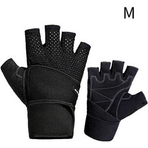 1 Paar Gewichtheffen Handschoen Half Vinger Mesh Anti-Slip Gym Training Fitness Sport Handschoenen HB88