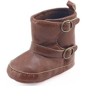 Gloednieuwe Pasgeboren Baby Baby Meisjes Jongens Laarzen Herfst Winter Soft Sole Prewalker Elastische Sneeuw Schoenen Laarzen