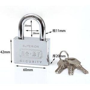 Volledige Koperen Cilinder Atom Hangslot Slaapzaal Huishoudelijke Kleine Lock Waterdicht Roest Anti-Diefstal Anti-Mijt Slaapzaal Deurslot