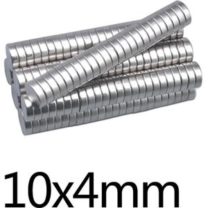 20/50/100Pcs 10X4 Mm Neodymium Magneet Super Sterke 10Mm X 4 Mm Krachtige magneten 10X4 Mm Permanente Kleine Ronde Magneet 10*4 Mm