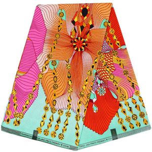 Uitstekende Afrikaanse Stof Echte Wax Batik 100% Katoen Ankara Afdrukken Pagne Tissu Naaien Materiaal Voor Jurk Ambachten