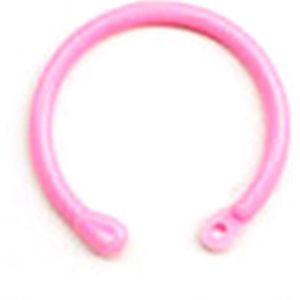 30Pcs Plastic Losbladige Binding Rings Candy Kleur Spoel Bindmiddel Hoepel Holder Tool