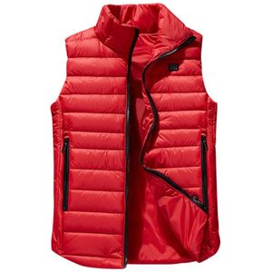 Unisex Warming Verwarmde Vest Usb Opladen Gewatteerde Jassen Smart Verwarming Hooded Vest Jas Skiën Jassen