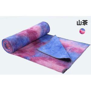 183*63Cm Tie Dye Yoga Handdoek Antislip Yoga Deken Microfiber Fitness Mat Absorberen Zweet Pilates Sport Training voor Gym Oefening