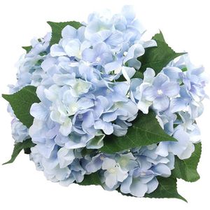 Kunstbloemen Zijde 7 Grote Hoofd Hortensia Boeket Voor Bruiloft, Kamer, Huis, Hotel, partij Decoratie En Cadeau