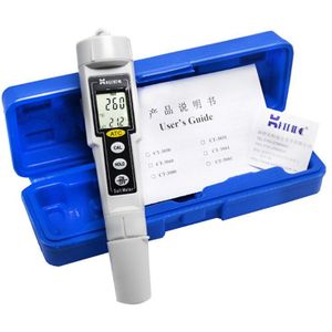 Digitale LCD Zout Meter 0-9999 mg/L Pocket Pen Type Waterdicht Zoutgehalte Tester Water Zout Waarde meet Bereik Monitor
