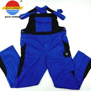 Bottom Prijs Mens Blue Werkkleding Bib Overalls Jobmen Cargo Bib Broek Voor Industrie Timmerlieden Kolenmijn Arbeiders