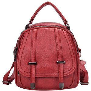 Dame Kleine Rugzak Vrouwen Lederen Schoudertas Multifunctionele Mini Rugzakken Vrouwelijke School Rugzak Tas Mochila Bagpack