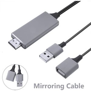 1080P Hdmi-Compatibel Mirroring Kabel Telefoon Om Tvadapter Voor Lightning Naar Hdmi-Compatibel Converter Kabel Voor iphone Ipad