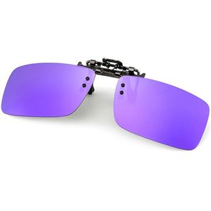 Gepolariseerde Clip Op Zonnebril Bijziend Rijden Nachtzicht Lens UV400 Fietsen Paardrijden Zonnebril Clip #281852