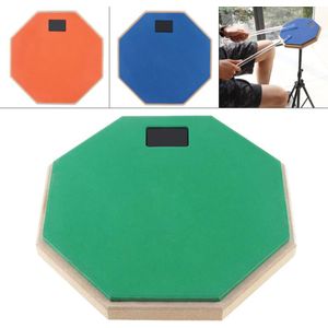8 Inch Rubber Houten Domme Drum Praktijk Training Drum Pad Voor Jazz Drums Oefening Met 3 Kleuren Optionele
