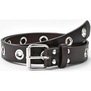 Oogje Pu Hollow Penk Riem Vrouwen Mode Dunne Vierkante Gesp Legering Riemen Vrouwelijke Jeans Jurk Tailleband Brand