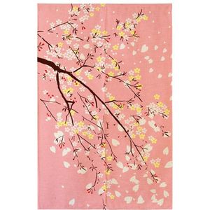 Ayhf-Japan Beimen Road Douchegordijn Cherry Blossom Japanse Stof Afdrukken Gordijn Tapestry