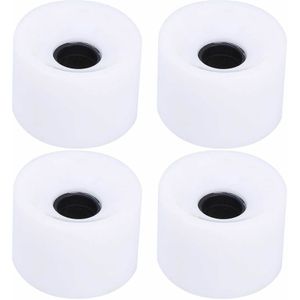 4 Stks/set Skateboard Wielen Hoge Elastische Kleurrijke Pu Wiel Accessoire Voor Meest Skateboards