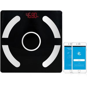 Badkamer Weegschaal Body Bluetooth Vet Schaal Bmi Intelligente Elektronische Led Digitale Component Analyzer Display Vet