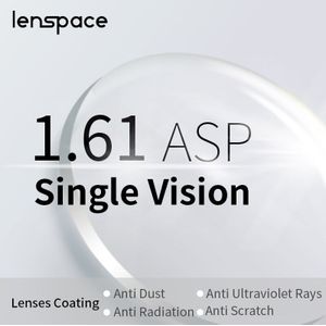 Lenspace 1.61 Enkele Visie Recept CR-39 Hars Asferische Vintage Bril Bijziendheid Verziendheid Lenzen Optische Lens