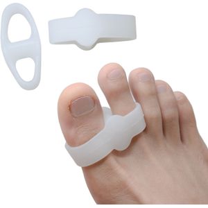 2 Stuks Van Verschillende Soorten Finger & Toe Protectors Voet Voeten Care Pijnbestrijding Gel Buis Inlegzolen Teen Correctoren Maïs blaren Eelt
