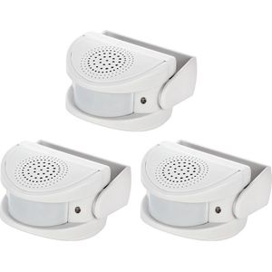 Fuers 32 Nummers Draadloze Gast Welkom Chime Alarm Deurbel Pir Motion Sensor Voor Winkel Entry Beveiliging Alarm Deurbel