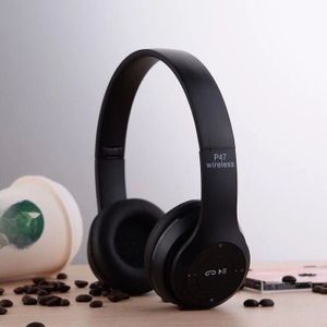 Inklapbare Draadloze Bluetooth Hoofdtelefoon Headset Met Microfoon Blutooth Oortelefoon Draadloze Stereo 9D Schokkend Geluid