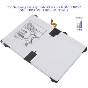 1x6000 mAh Tablet Batterij EB-BT825ABE voor Samsung Galaxy Tab S3 9.7 inch SM-T825C SM-T820 SM-T825 SM-T825Y + Reparatie gereedschap kit