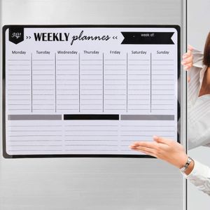 Wekelijkse Planner Zachte Magnetische Whiteboard Magneten Bericht Herinneren Memo Pad