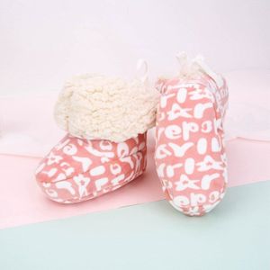 Winter Warm Baby Snowboots Plus Fluwelen Peuter Laarzen Baby Schoenen Pasgeboren Zachte Zool antislip Crib Schoenen