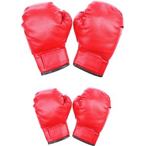 Sport Fitness 2 Paar Handschoenen Ouder-kind Bokshandschoenen Training Vechten Ponsen Kickboxing Boksen Sanda Handschoenen Manoplas Boxeo