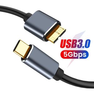 Micro B Usb C 3.0 Kabel Type-C Naar Usb 3.0 Micro B Kabel Connector 5Gbps Externe Harde drive Disk Kabel Voor Harde Schijf Computer