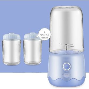 Glas Roze Blauw Geel Elektrische Fruit Juicer Glas Mini Draagbare Handheld Smoothie Maker Blenders Mixer Usb Oplaadbare