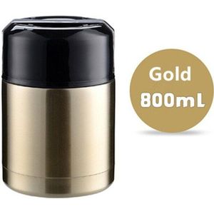 Grote Capaciteit 800Ml/1000Ml Thermos Lunchbox Voor Voedsel Draagbare Roestvrij Staal Soep Containers Thermosflessen thermocup